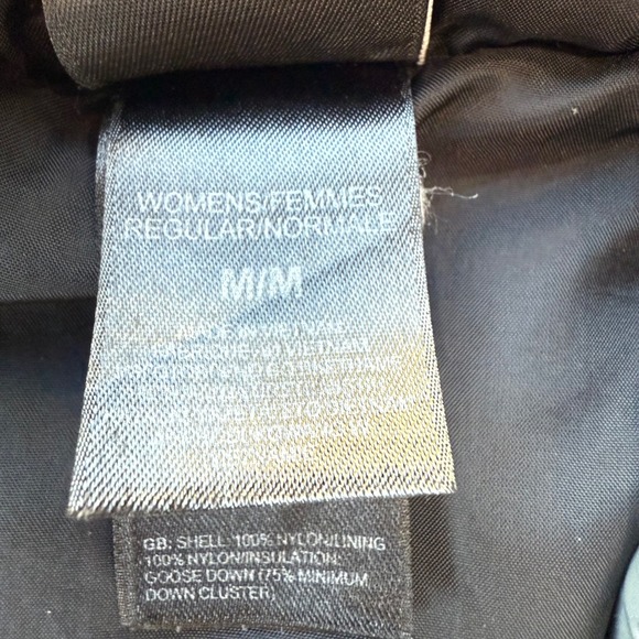 The North Face Womens Down Puffer Jacket 550 Fill Silver Coat Medium - Picture 9 of 10